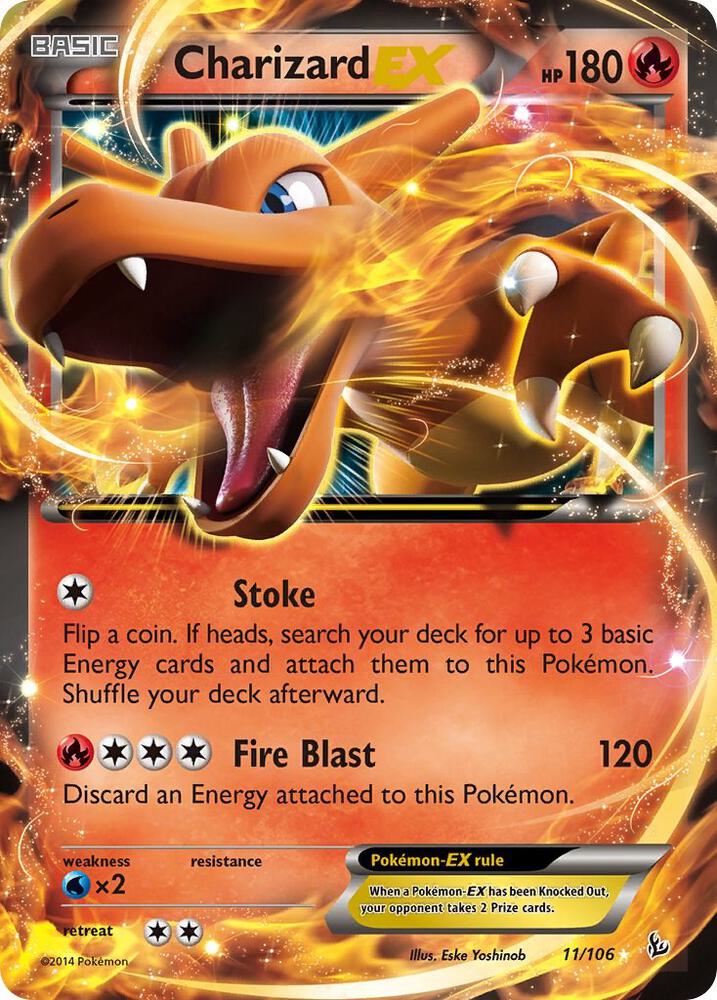 Pokemon Charizard EX 11/106 Flashfire