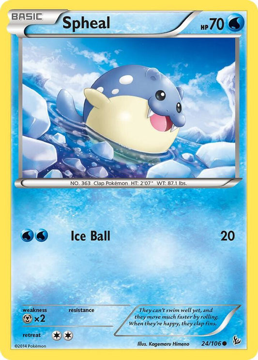 Pokemon Spheal 24/106 Flashfire