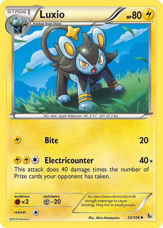 Pokemon Luxio 33/106 Flashfire