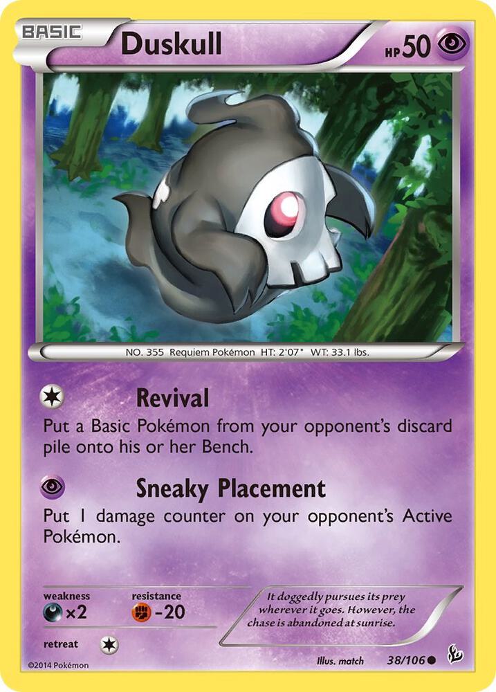Pokemon Duskull 38/106 Flashfire