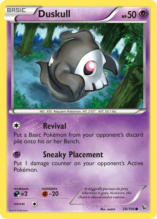 Pokemon Duskull 38/106 Flashfire