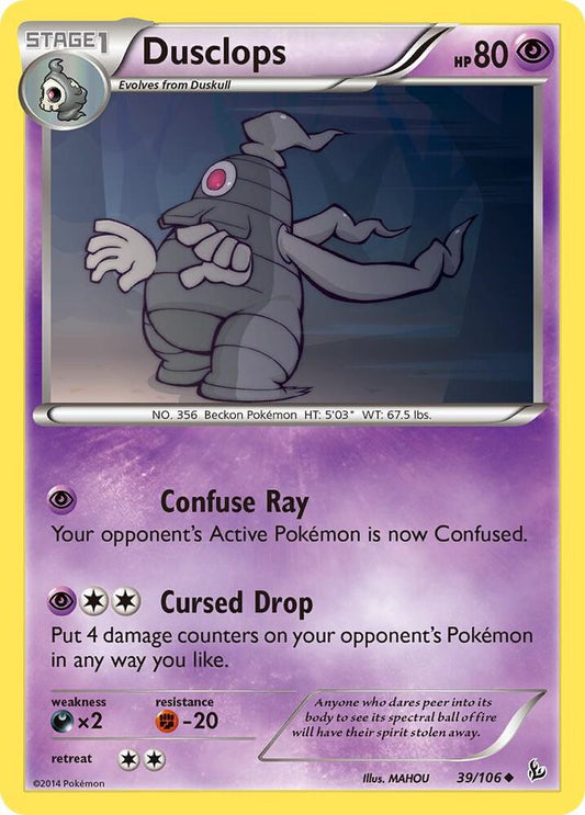 Pokemon Dusclops 39/106 Flashfire