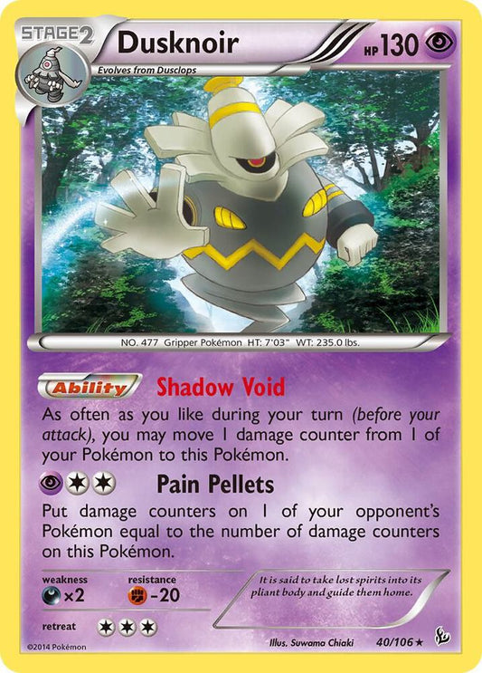 Pokemon Dusknoir 40/106 Flashfire