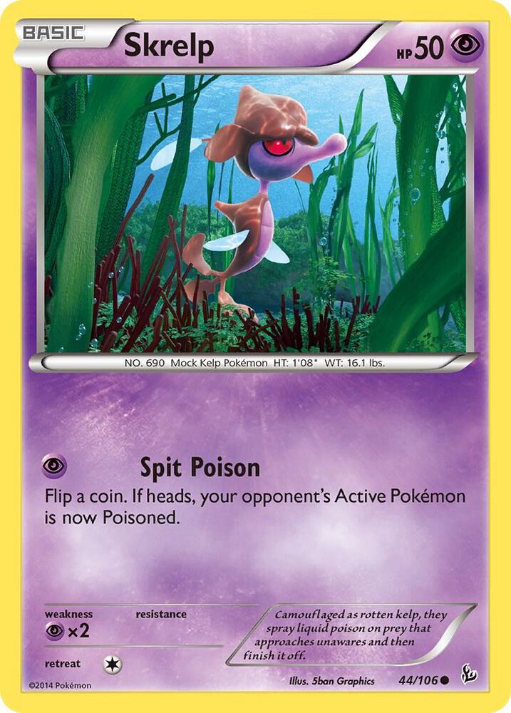 Pokemon Skrelp 44/106 Flashfire