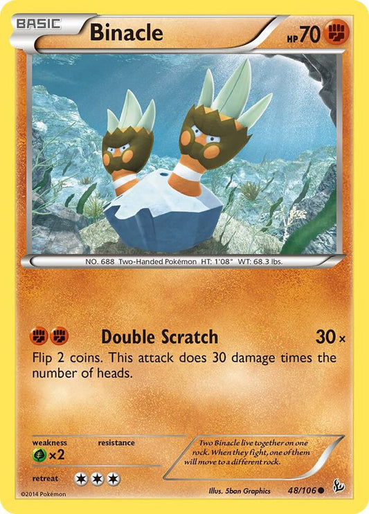 Pokemon Binacle 48/106 Flashfire