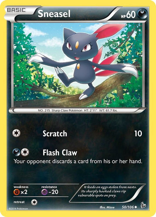 Pokemon Sneasel 50/106 Flashfire