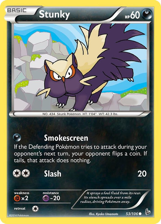 Pokemon Stunky 53/106 Flashfire