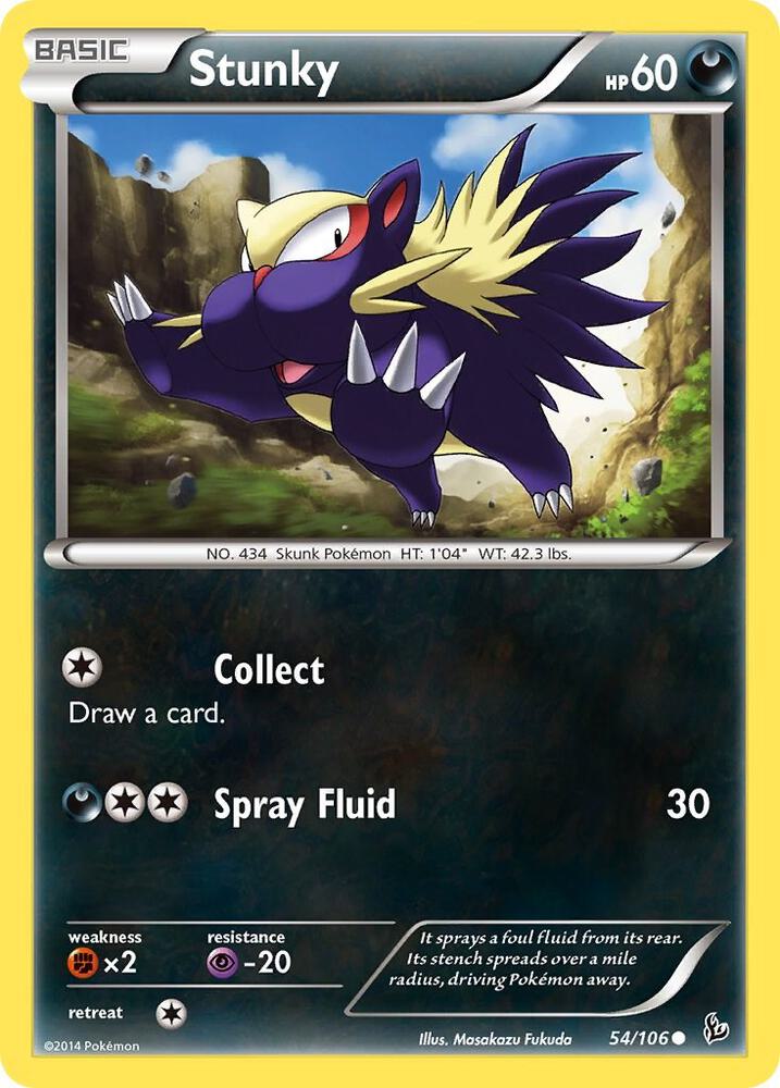 Pokemon Stunky 54/106 Flashfire