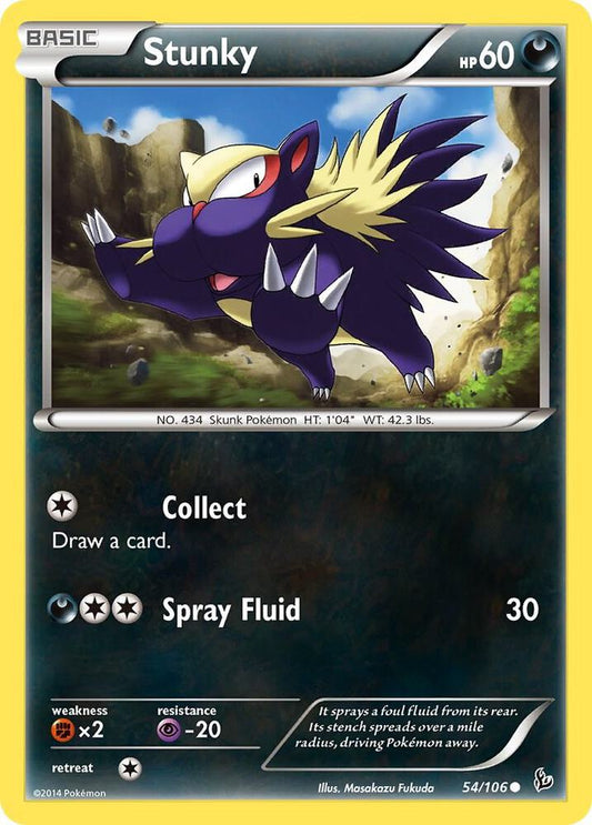 Pokemon Stunky 54/106 Flashfire