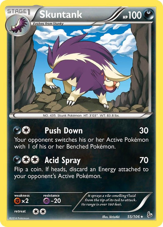 Pokemon Skuntank 55/106 Flashfire