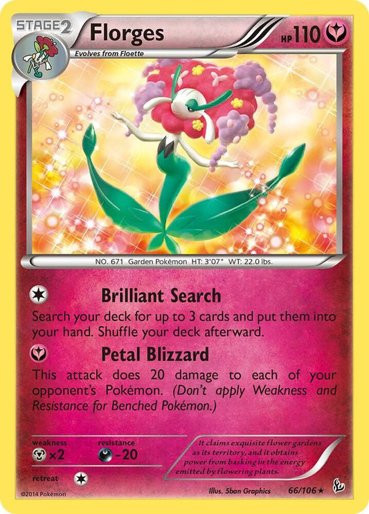 Pokemon Florges 66/106 Flashfire