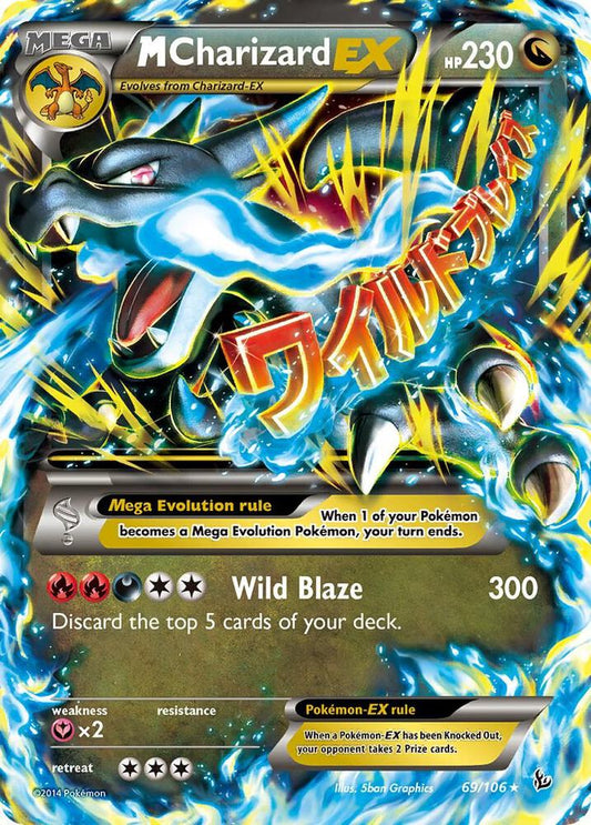 Pokemon M Charizard EX 69/106 Flashfire