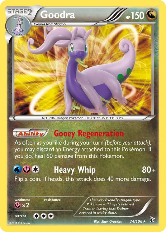 Pokemon Goodra 74/106 Flashfire