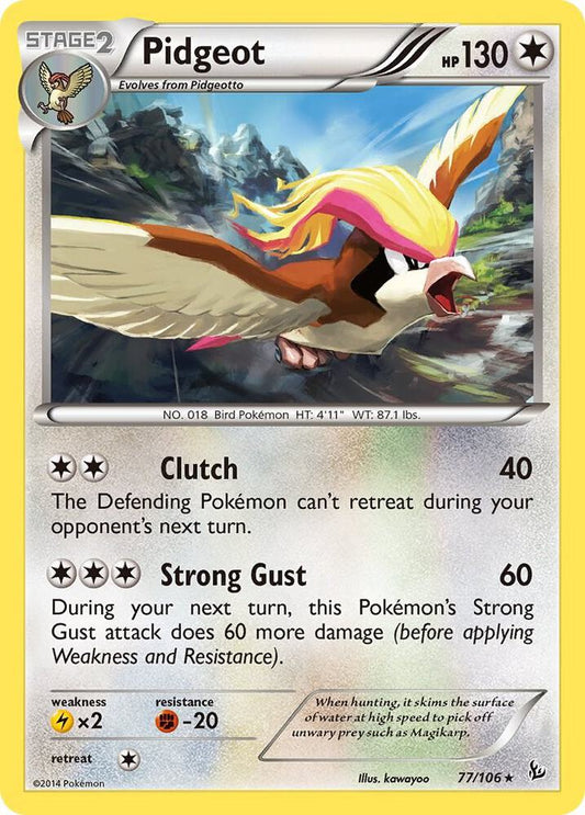 Pokemon Pidgeot 77/106 Flashfire