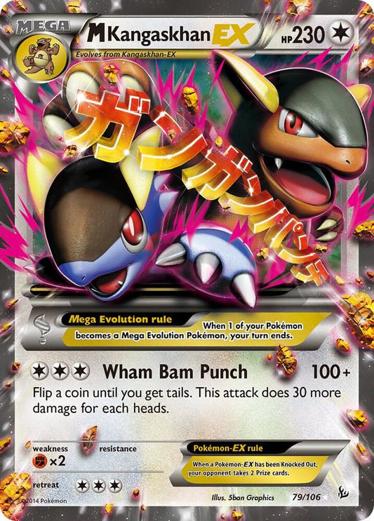 Pokemon M Kangaskhan EX 79/106 Flashfire