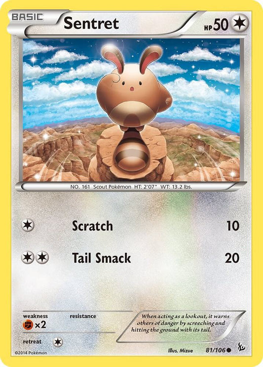 Pokemon Sentret 81/106 Flashfire
