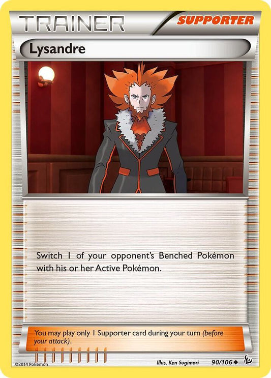 Pokemon Lysandre 90/106 Flashfire