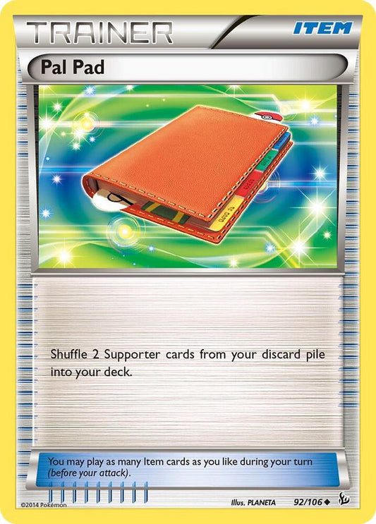 Pokemon Pal Pad 92/106 Flashfire