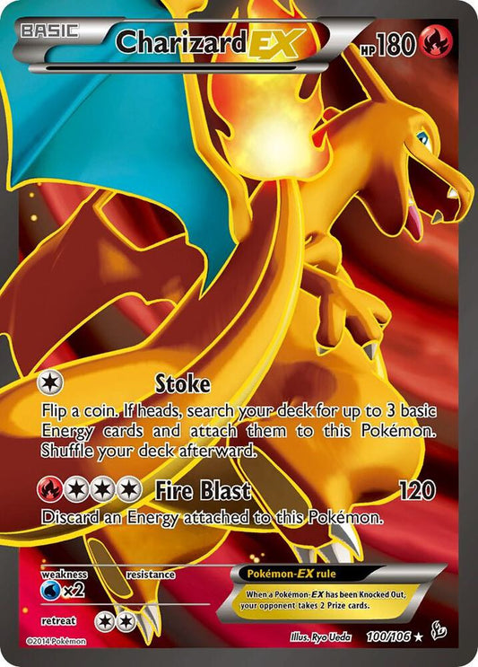 Pokemon Charizard EX 100/106 Flashfire