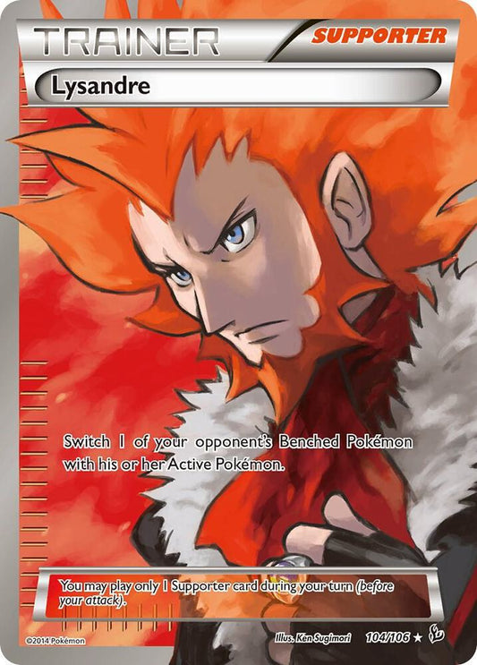 Pokemon Lysandre 104/106 Flashfire