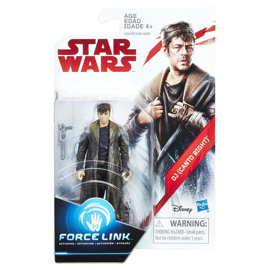Hasbro Star Wars Force Link DJ (Canto Bight) 4 Inch Action Figure