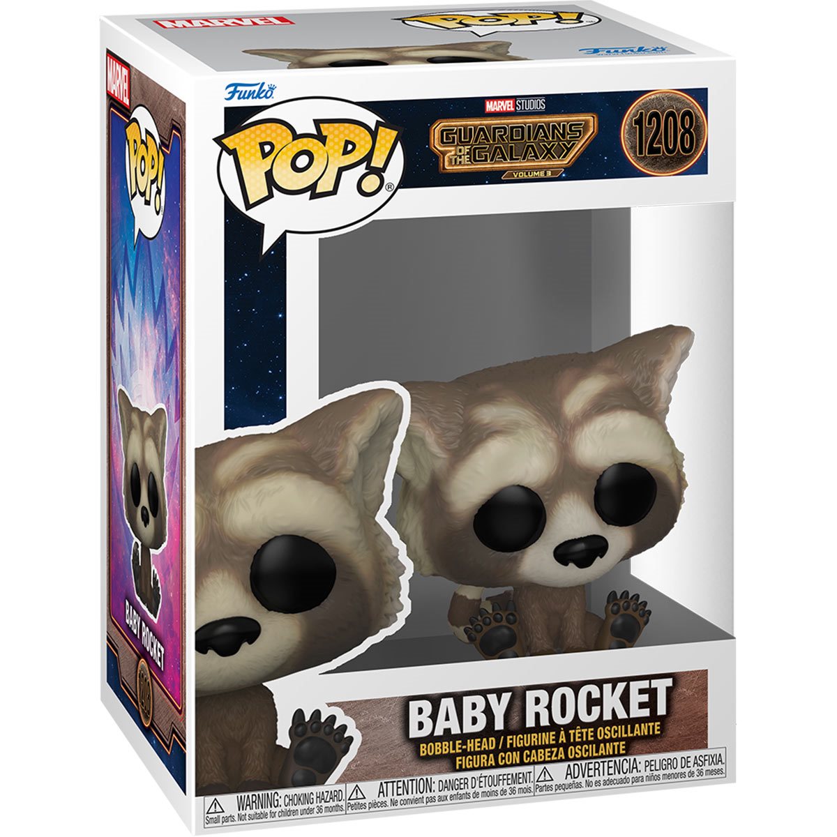 Funko Pop! Movies Marvel Guardians Of The Galaxy Vol 3 Baby Rocket #1208