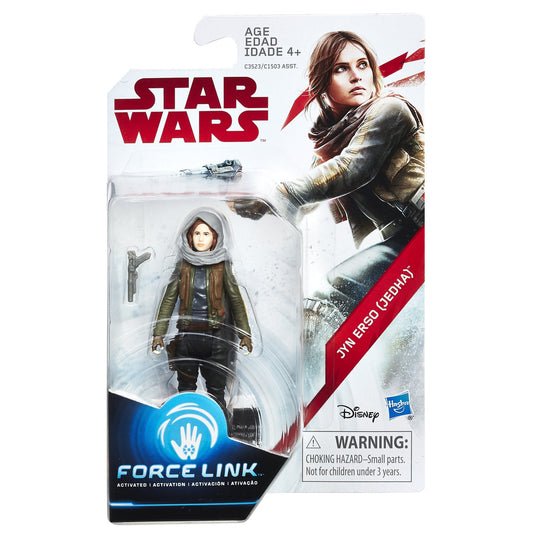 Hasbro Star Wars Force Link Jyn Erso 4 Inch Action Figure