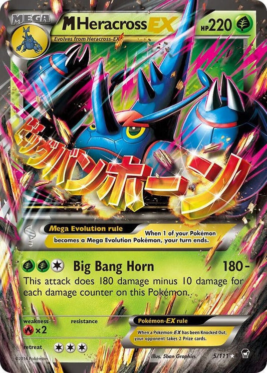 Pokemon M Heracross EX 5/111 Furious Fists