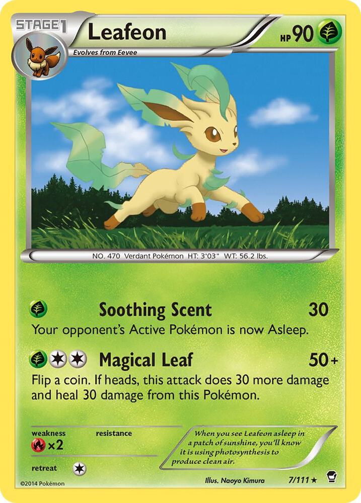 Pokemon Leafeon 7/111 Furious Fists