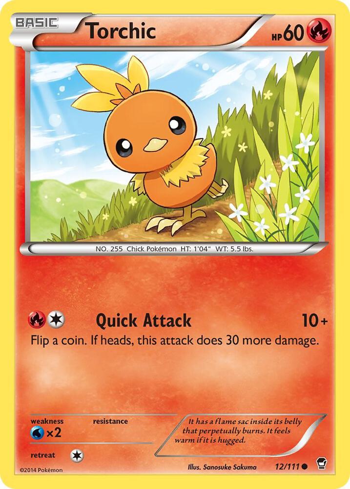 Pokemon Torchic 12/111 Furious Fists
