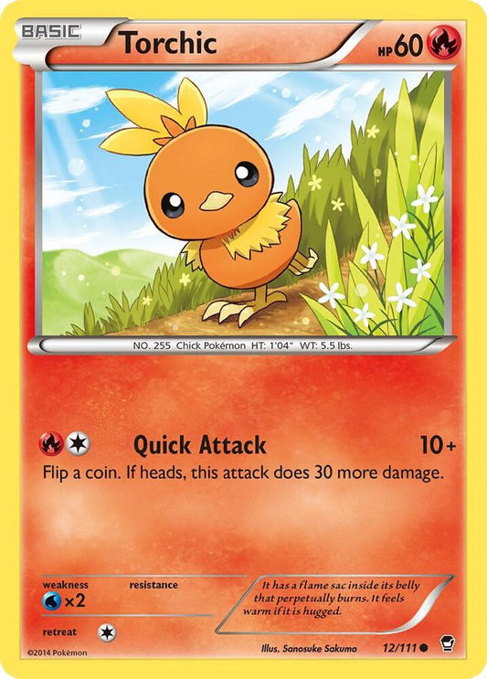 Pokemon Torchic 12/111 Furious Fists