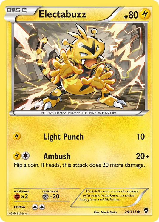 Pokemon Electabuzz 29/111 Furious Fists