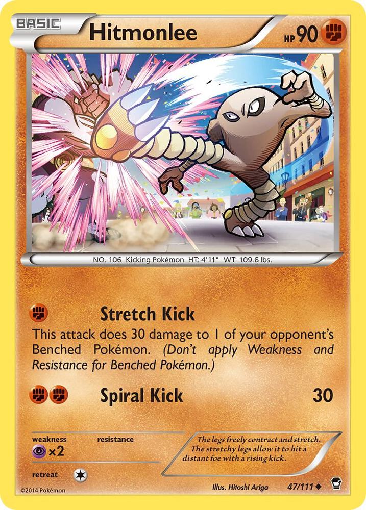 Pokemon Hitmonlee 47/111 Furious Fists