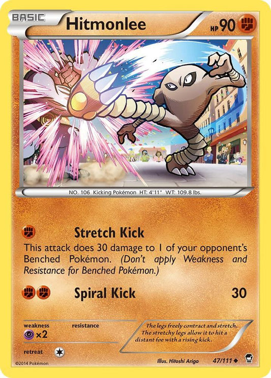 Pokemon Hitmonlee 47/111 Furious Fists