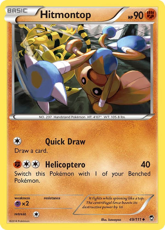Pokemon Hitmontop 49/111 Furious Fists