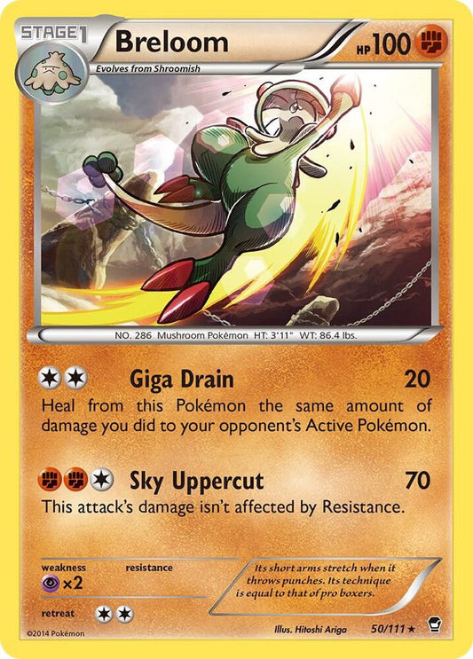 Pokemon Breloom 50/111 Furious Fists