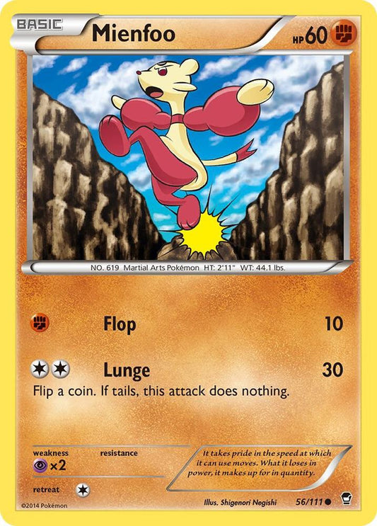 Pokemon Mienfoo 56/111 Furious Fists