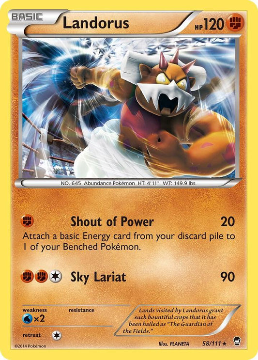 Pokemon Landorus 58/111 Furious Fists