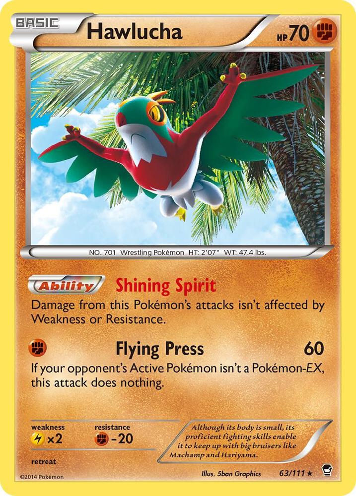 Pokemon Hawlucha 63/111 Furious Fists