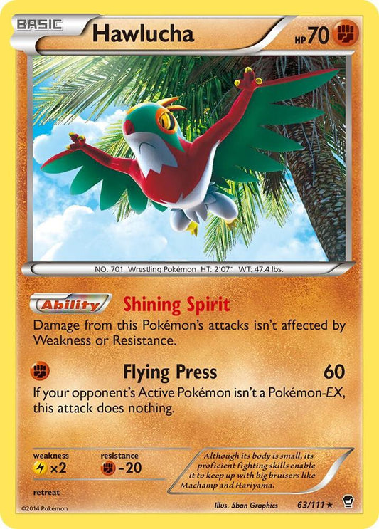 Pokemon Hawlucha 63/111 Furious Fists