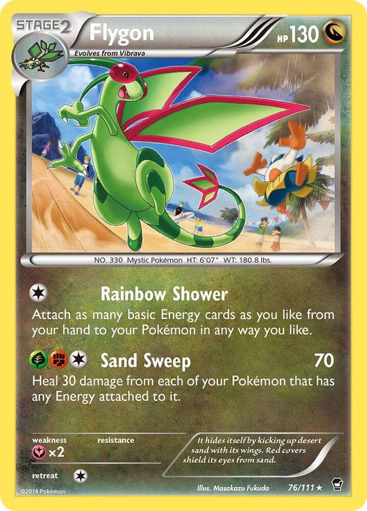 Pokemon Flygon 76/111 Furious Fists
