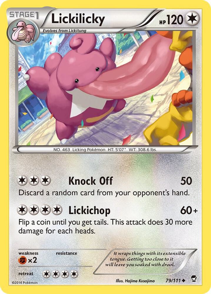 Pokemon Lickilicky 79/111 Furious Fists