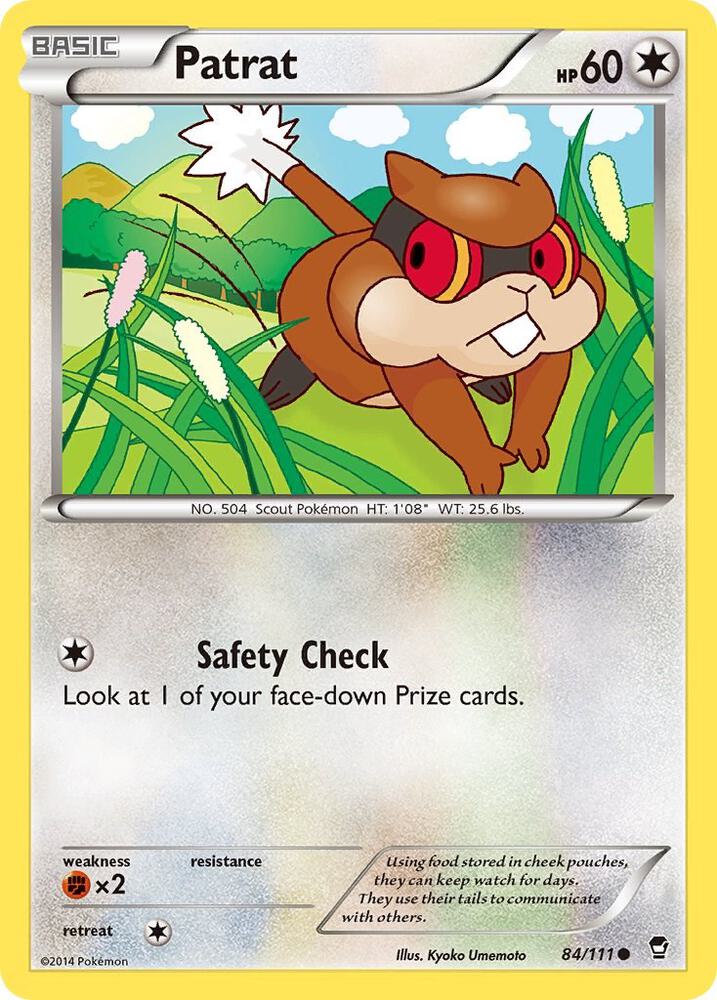 Pokemon Patrat 84/111 Furious Fists