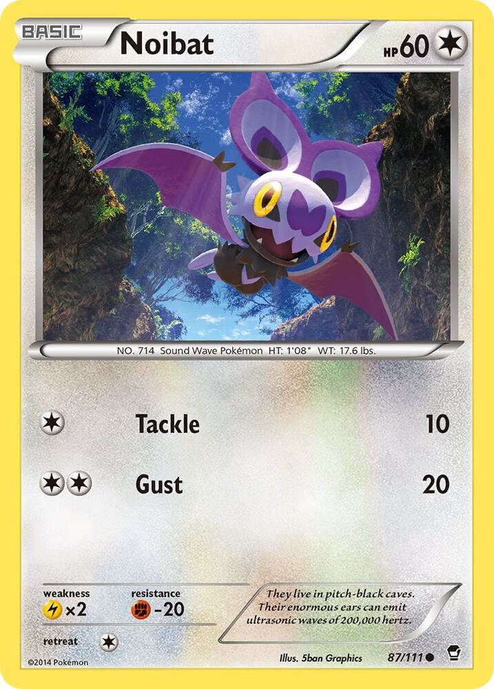 Pokemon Noibat 87/111 Furious Fists