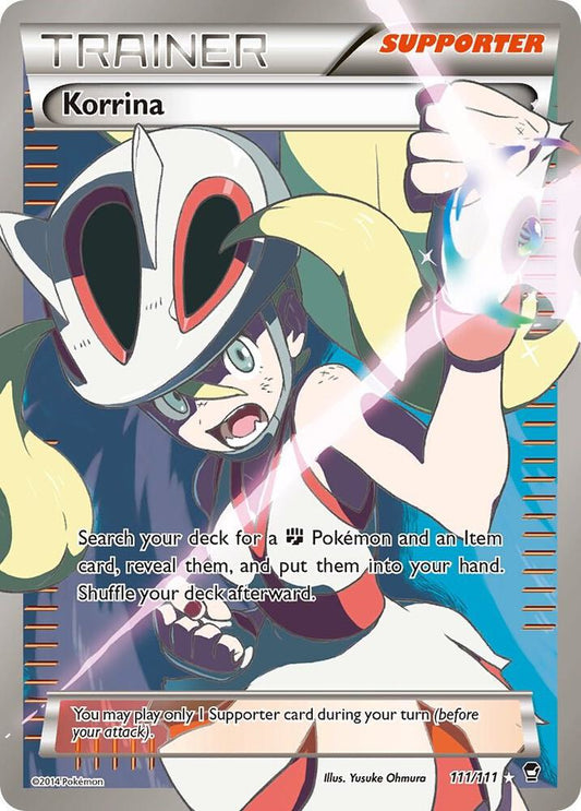 Pokemon Korrina 111/111 Furious Fists