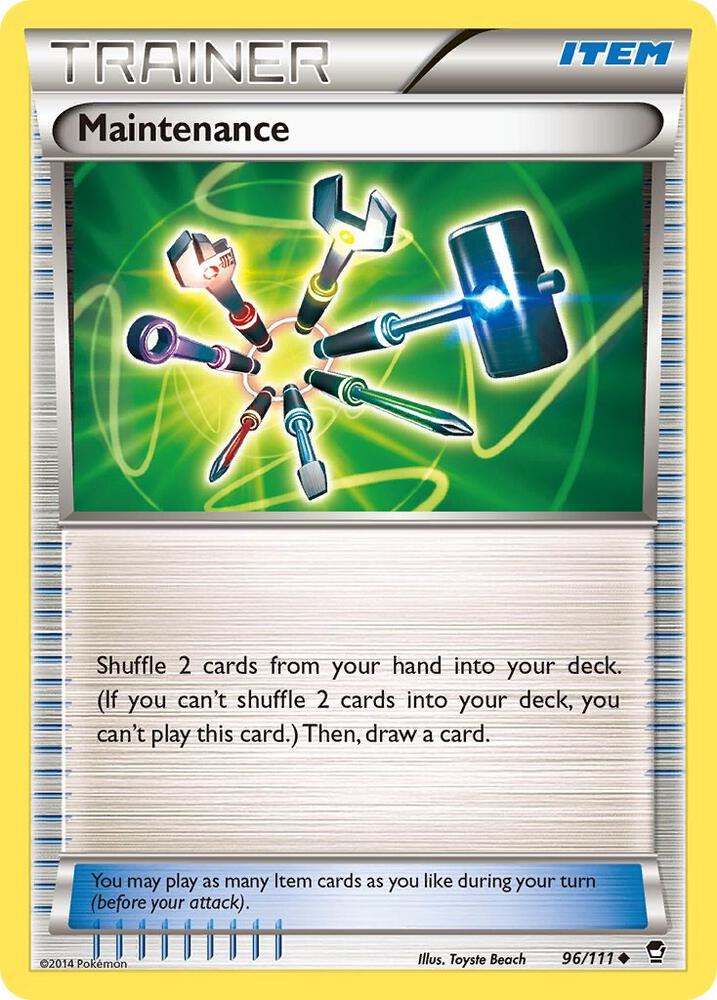 Pokemon Maintenance 96/111 Furious Fists