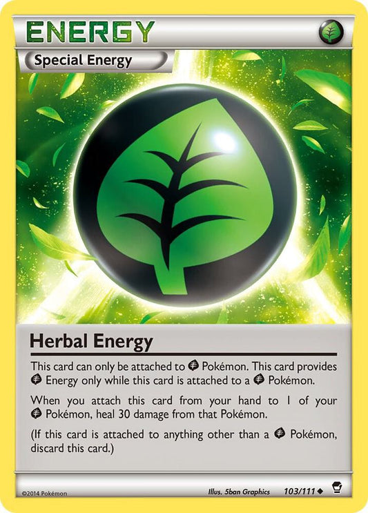 Pokemon Herbal Energy 103/111 Furious Fists