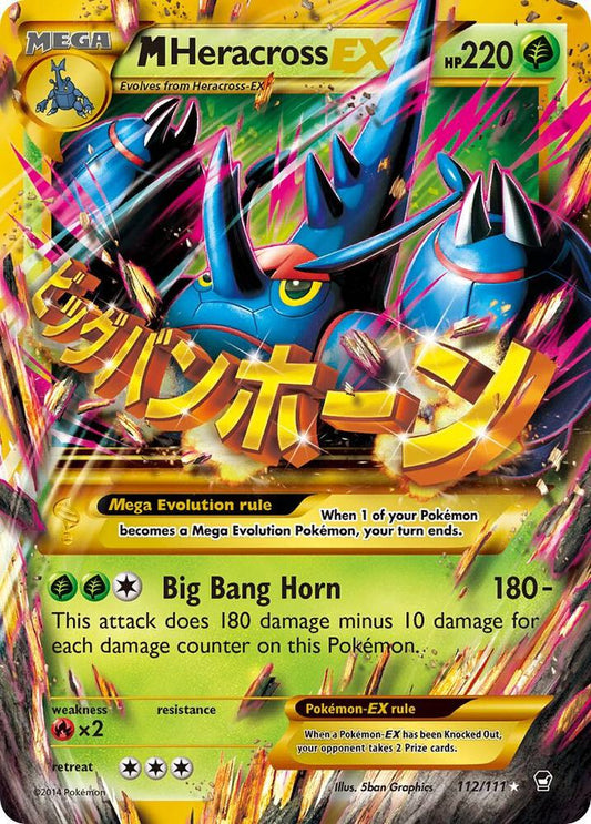 Pokemon M Heracross EX 112/111 Furious Fists