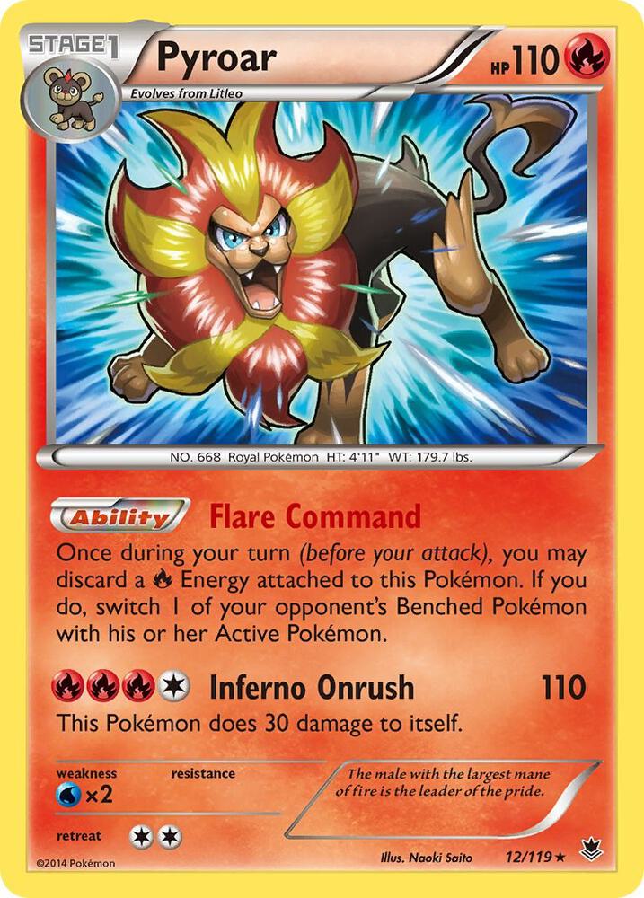 Pokemon Pyroar 12/119 Phantom Forces