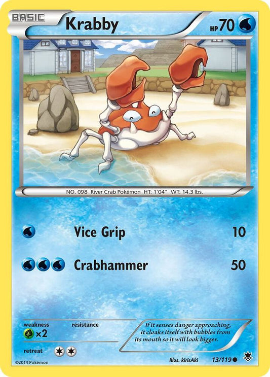 Pokemon Krabby 13/119 Phantom Forces